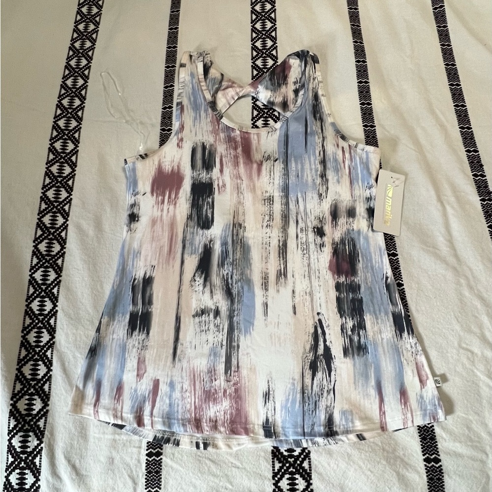 - Marika Back Twist Tank